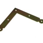 Raamhoek geel verzinkt 145x145 mm 1 stuk
