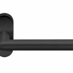 Gatdeel op ovaal rozet deurkruk Tessa Zwart