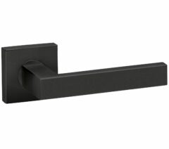 Deurkruk op rozet METRO zwart