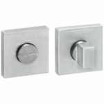 WC-Sluiting Vierkant 8mm RVS mat