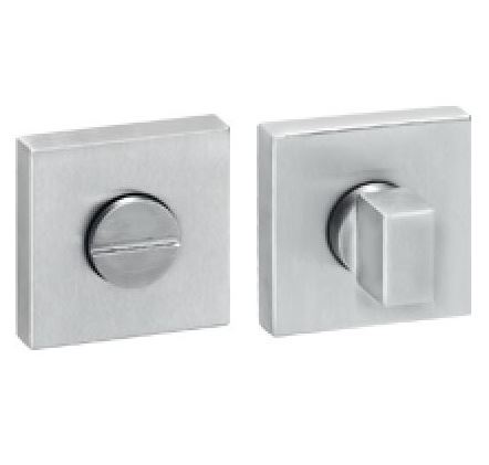 WC-Sluiting Vierkant 8mm RVS mat