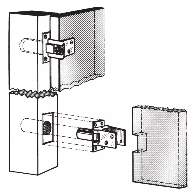 Deurveerscharnier HAWGOOD 4500-D kunststof grijs 25-30 mm - Afbeelding 2