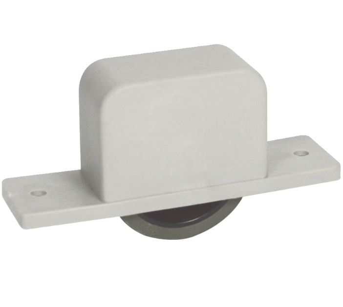Rolwiel inbouw Ø40mm grijs