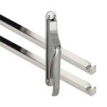 Pomp-espagnolet Elegant Glans Nikkel Inclusief 2 Stangen