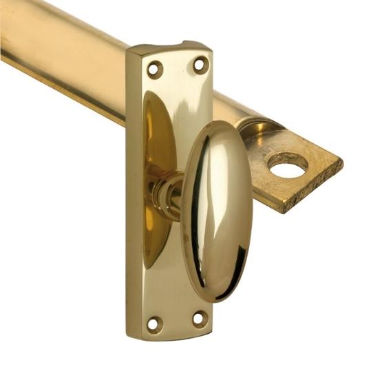 Kruk-espagnolet Ei Messing Gelakt Inclusief 1 Stang