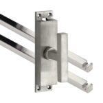 Kruk-espagnolet Kare Mat Nikkel Ongelakt Inclusief 2 Stangen