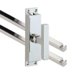 Kruk-espagnolet Kare Glans Chroom Inclusief 2 Stangen