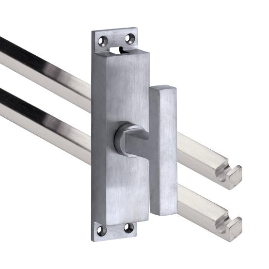 Kruk-espagnolet Kare Mat Chroom Inclusief 2 Stangen