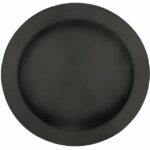 Schuifdeurkom rond ø40mm zwart