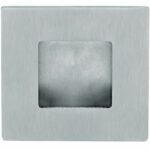 Schuifdeurkom vierkant 50mm RVS mat