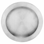 Schuifdeurkom rond ø40mm RVS mat