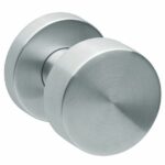 Voordeurknop Vast Rond Ø52mm RVS mat