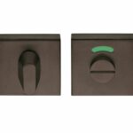 WC-sluiting Vierkant 53x53x10 mm Brons