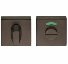 WC-sluiting Vierkant 53x53x10 mm Brons