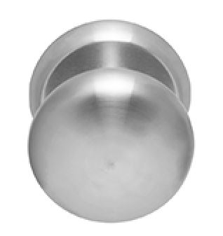 Voordeurknop ORION Ø70mm RVS mat