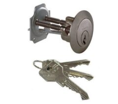 CISA staartcilinder 10G500 voor oplegdeursloten nikkel