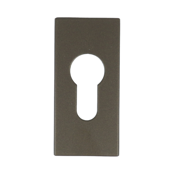 Cilinderplaatje SQUARE LSQBY32 rechthoekig Brons