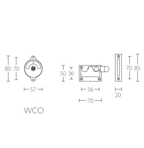 WC-overslag Timeless WCO Glans Nikkel