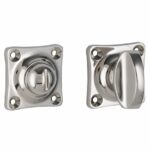 WC-Sluiting 5-8 mm Vierkant glans nikkel