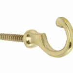 Schroefhaak Kogel 31mm messing ongelakt