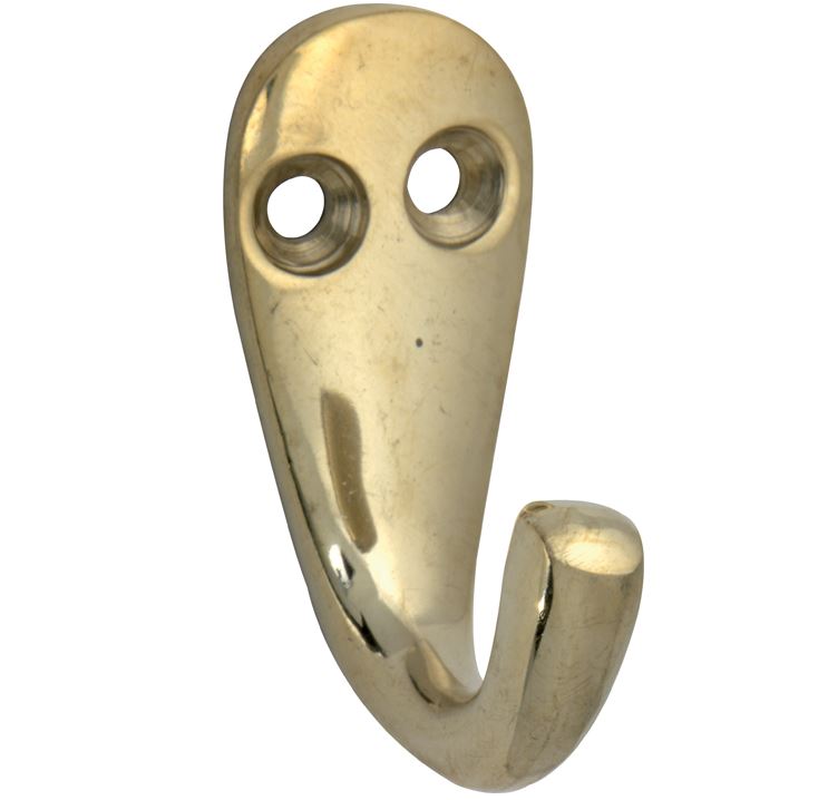 Kanhaak Enkel 40mm messing ongelakt