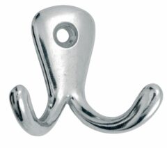 Kanhaak Dubbel 40mm aluminium glans nikkel