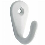 Kanhaak Enkel 38mm aluminium wit gelakt