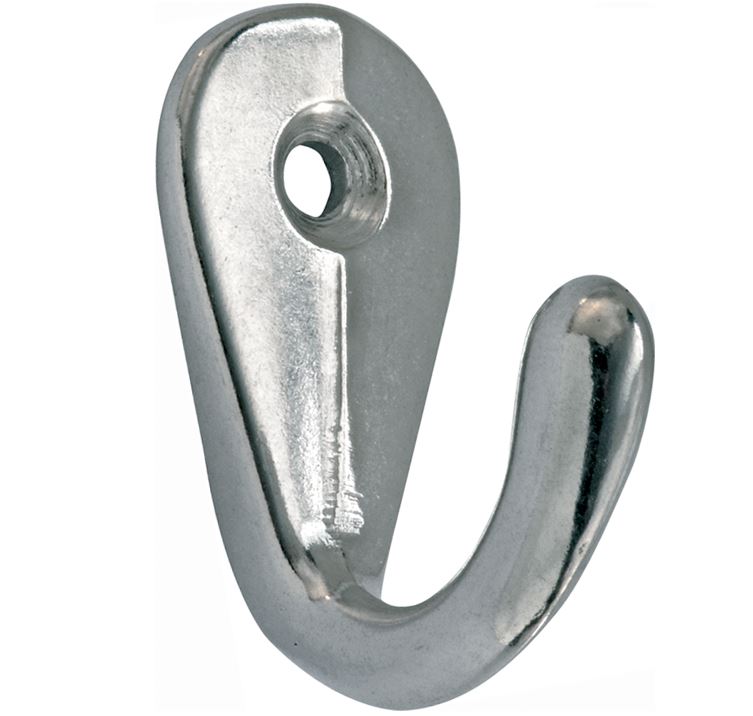 Kanhaak Enkel 38mm aluminium glans nikkel