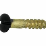 Houtschroef (4 stuks) 3,5x12 mm mat zwart