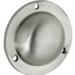 Moerkap Elegant 45x13mm mat nikkel ongelakt