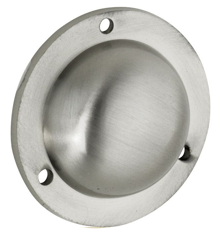 Moerkap Elegant 45x13mm mat nikkel ongelakt