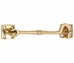 Kajuithaak 100mm messing ongelakt