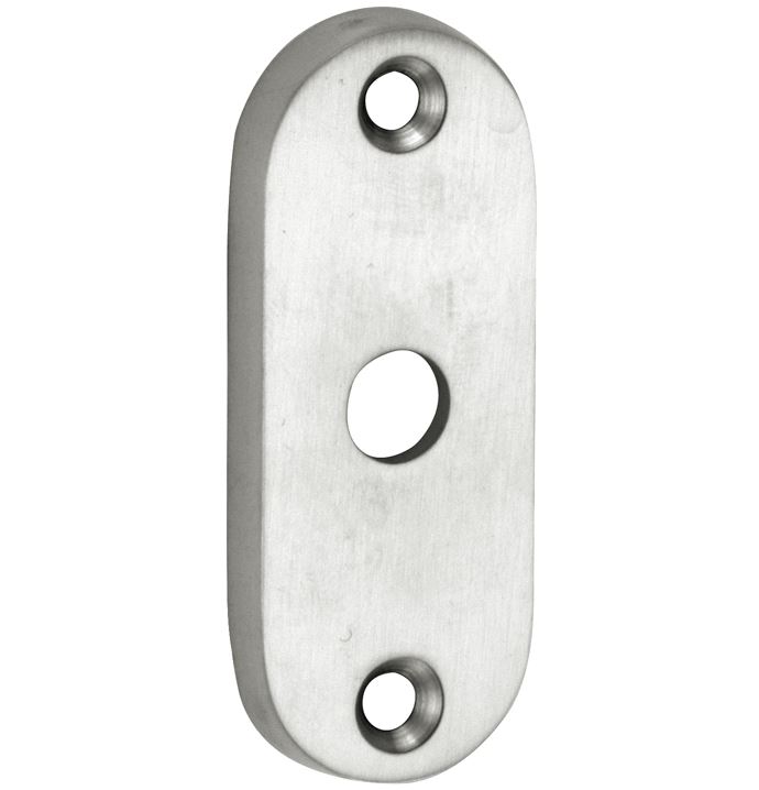 Slot afdekrozet open mat nikkel ongelakt