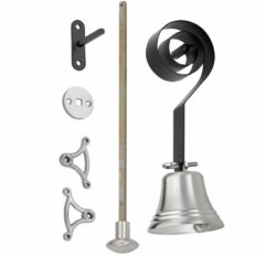 Trekbelset Holland compleet mat nikkel/mat nikkel PVD