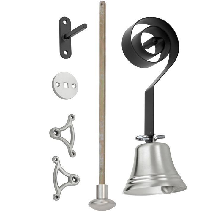 Trekbelset Holland compleet mat nikkel/mat nikkel PVD