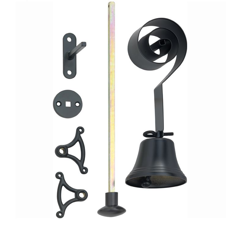 Trekbelset Holland compleet mat zwart