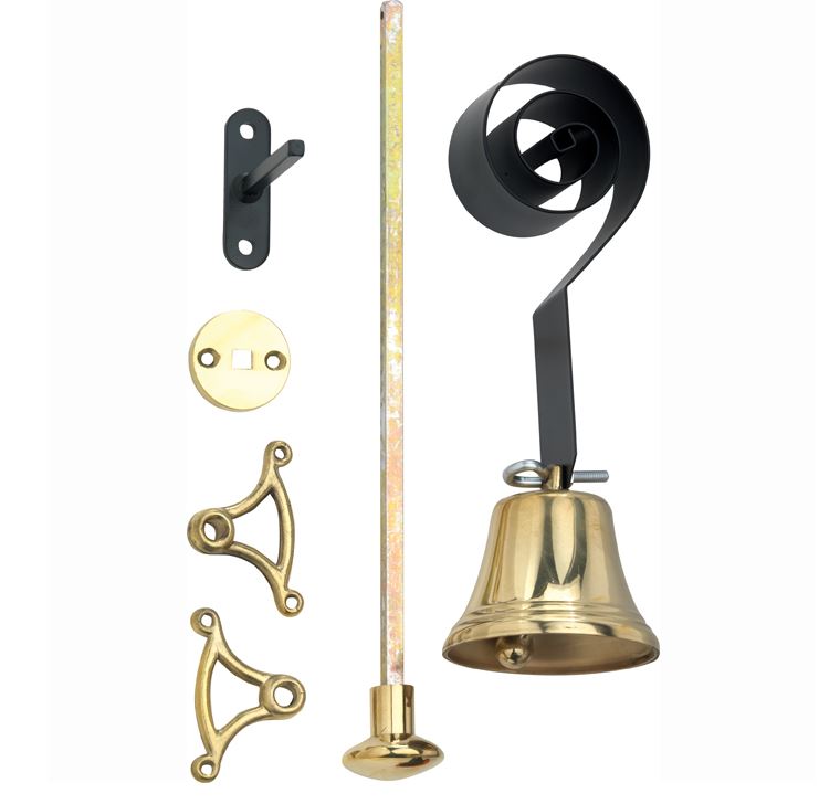 Trekbelset Holland compleet messing ongelakt