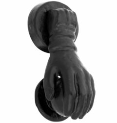 Deurklopper Hand ijzer zwart