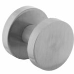 Intersteel Knop plat vast op rozet Ø52X10mm verdekt RVS