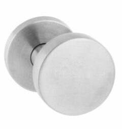 Intersteel Knop verkropt vast op rozet Ø55mm verdekt RVS