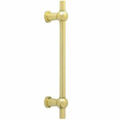 Meubelgreep Chemin de Fer 128 mm messing ongelakt