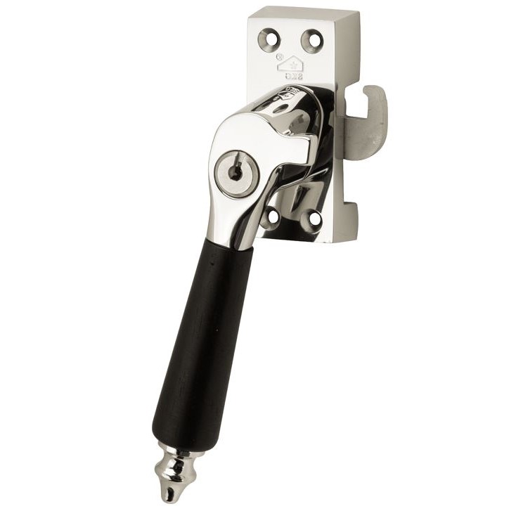 SKG Raamsluiting Met Sluitplaat Links Antique ebben glans nikkel