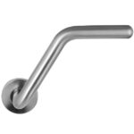 Deurkruk op rozet FLORENCE rvs mat