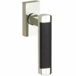 Draaikiepgarnituur Dual glans nikkel