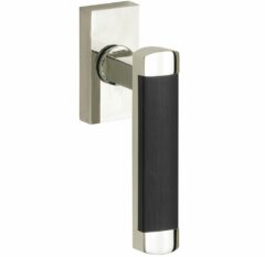 Draaikiepgarnituur Dual glans nikkel