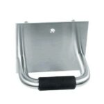 Deuropener handsfree op plaat rvs mat