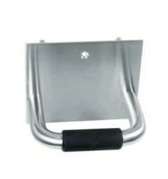 Deuropener handsfree op plaat rvs mat