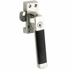 SKG Raamsluiting Met Sluitplaat Rechts Dual glans nikkel