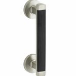 Deurgreep Dual/rond mat nikkel ongelakt