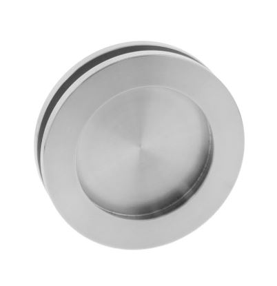 Intersteel Schuifdeurkom voor glasdeur 55mm RVS geborsteld